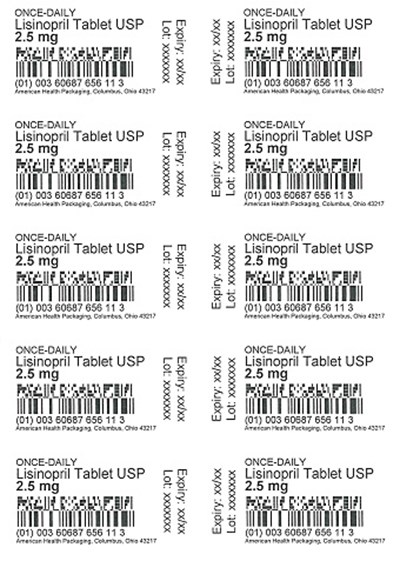 2.5 mg Lisinopril Tablet Blister (2.5 mg Blister)